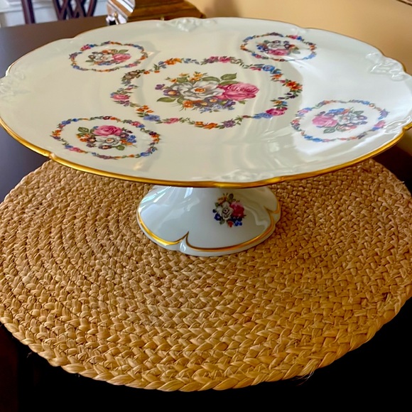 Limoges, France, Cake Pedestal - Picture 1 of 10